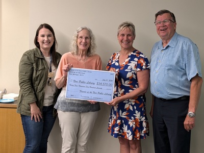 Friends of the Novi Library Check Presentation July 10, 2024