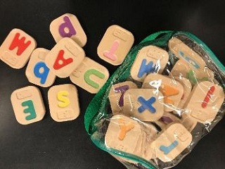 Blocks with letters