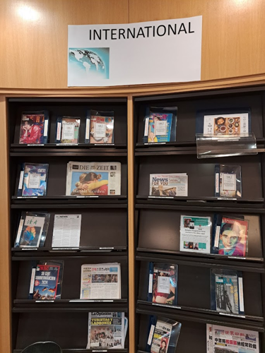 International Book Section in Library